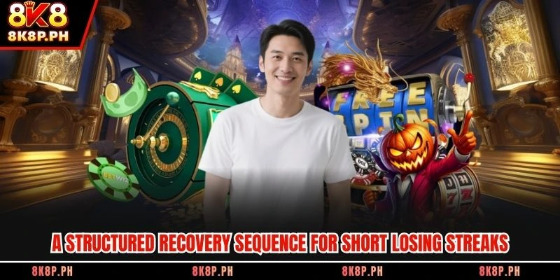 A structured recovery sequence for short losing streaks