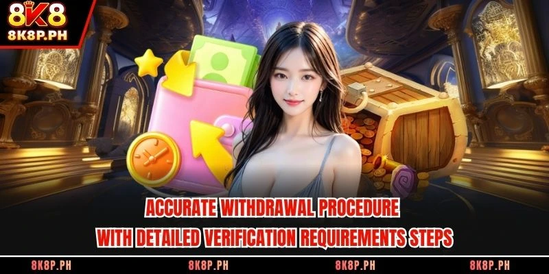 Accurate withdrawal procedure with detailed verification requirements steps