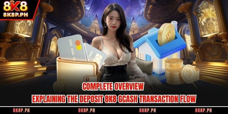 Complete overview explaining the deposit 8K8 GCash transaction flow