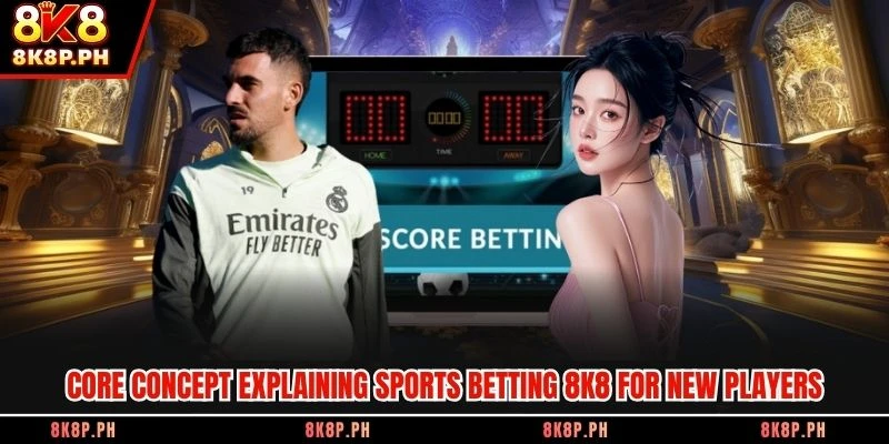 Core concept explaining sports betting 8K8 for new players