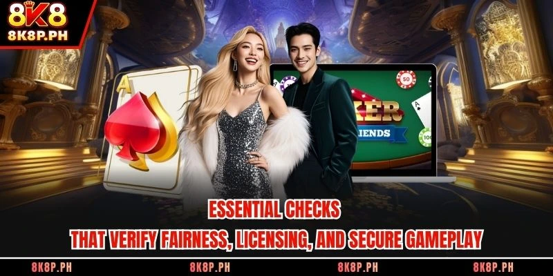 Essential checks that verify fairness, licensing, and secure gameplay