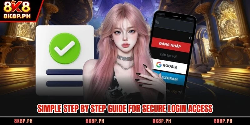 Simple step by step guide for secure login access