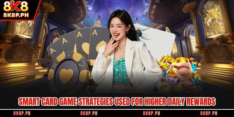 Smart card game strategies used for higher daily rewards
